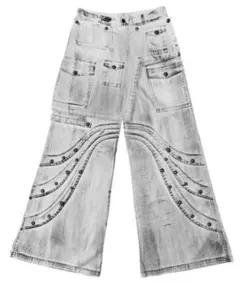 フレアデニム ホワイト