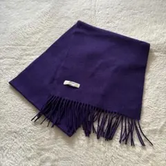 CASHMERE カシミヤ　マフラー パープル