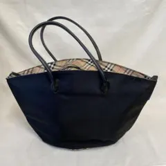 2/22 値下げしました バーバリーブルーレーベルトートバッグ
