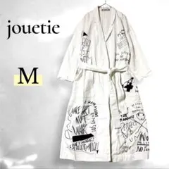 jouetie ロングコート M 白 カジュアル 羽織り アウター 古着 個性的のサムネイル