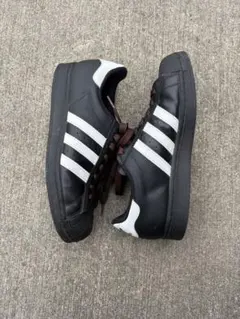 2011年製adidasスーパースター80's27.5cm黒スエードヴィンテージ