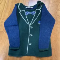 familiar ジャケット風ニットセーター