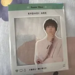 SnowMan 阿部亮平 インスタ風クリアカード（裏表）