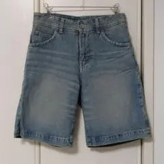 フリース裏地付き　デニム　パンツ