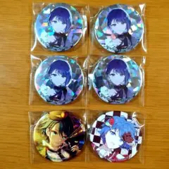プロセカ 桐谷遥 缶バッジ　6個セット　グリ缶　宝石缶