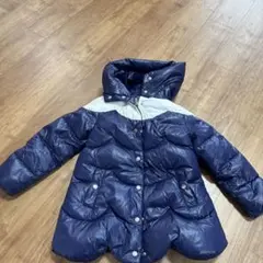 Jacadi ネイビー コート フード付き　8A 130cm