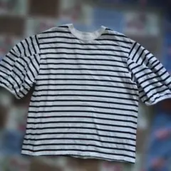 le colis ボーダー パフスリーブ Tシャツのサムネイル