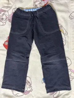 ポケット付きダークグレー100cmボトムス