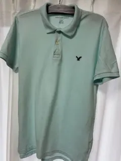American Eagle ミントグリーン ポロシャツ Lのサムネイル