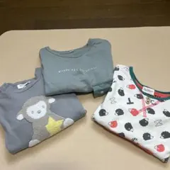 春服　ロンT セット売り　保育園着　福袋　100センチ　tecutoco