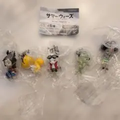 新品未開封　サマーウォーズ めじるしアクセサリー 全5種類 コンプ