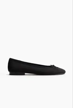 H&M バレエシューズ　フラットシューズ　パンプス　ブラック　37