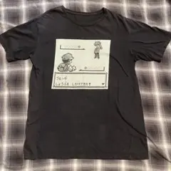 ポケットモンスターTシャツ　ドット絵　ブルーがしょうぶをしかけてきた