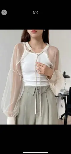 【ランタンスリーブトップス】