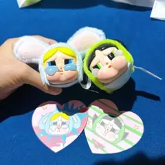 Crybaby パワーパフガールズ コラボぬいぐるみ 2点セット
