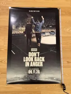 Oasis DON'T LOOK BACK IN ANGER 英語版　ポスター