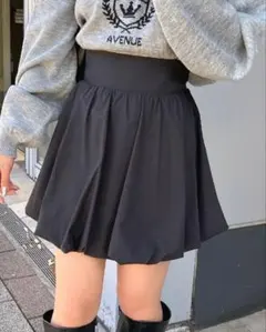 INGNI バルーンミニスカパン バルーンスカート 黒 ブラックのサムネイル