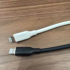 高速充電 Anker Lightning & USB-Cケーブル2本　1.8m