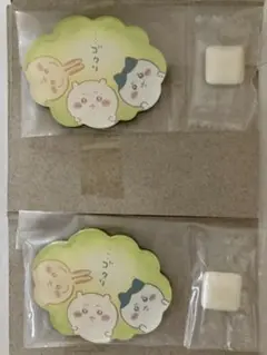 ちいかわ キャラマグネッツ　21ちいかわ&ハチワレ&うさぎ(ゴクリ) 2個セット