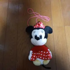 ミニーぬいぐるみがま口ポシェットレトロ