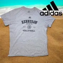 adidas KENNESAW STATETシャツ XLグレー カレッジロゴ