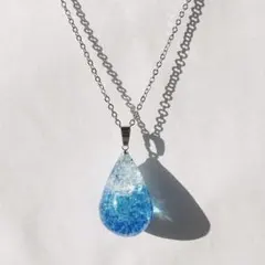 キラキラ 琉球ガラス ネックレス ペンダント