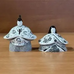 アリタポーセリンラボ JAPAN SNOW 雛人形 お内裏様・お雛様セット☆