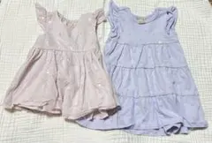 プティマイン 90サイズ 2点 トップス ワンピース petit main