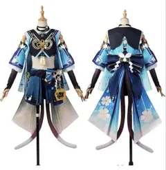 原神 コスプレ 夜蘭 静謐の饗宴 スキン 靴、ウィッグ付き フルセット