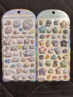 COTTON PUFFY 新品未使用 2枚セット シール 立体