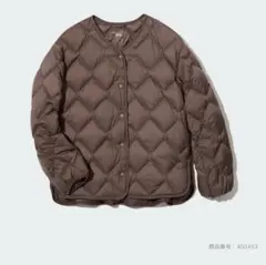 UNIQLO ブラウン ウルトラライトダウンリラックスジャケット S 収納袋なし