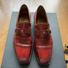 Berluti ベルルッティ ローファー レザーシューズ レッドのサムネイル
