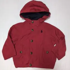 80★ラルフローレン★ポニー刺繍！パーカー付きナイロンジャンパー★