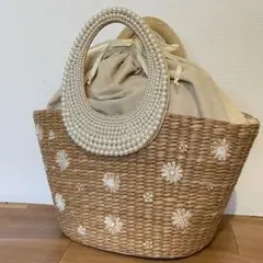 herliptoノベルティかごバッグRose Straw Tote Bag - メルカリ
