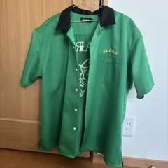 XLARGE グリーン 半袖シャツ Lサイズ
