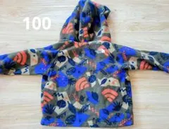 ノースフェイスNorth Faceキッズフリース100　総柄