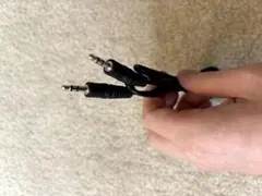 3.5mmオーディオケーブル ブラック