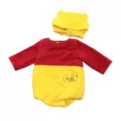 ディズニー プーさんロンパース　帽子付き くまのプー 70〜80cm