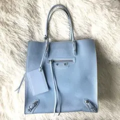 10万→BALENCIAGA■本革レザー クラシック ペーパー トートバッグのサムネイル