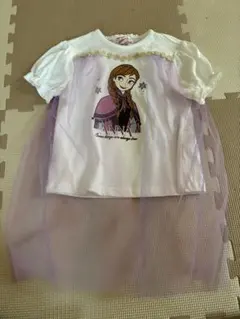 アナと雪の女王 Tシャツ 110サイズ オフホワイト