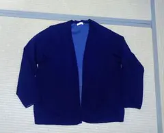 グローバルワーク、アンチピリング着流しカーディガン、sizeM、ネイビー
