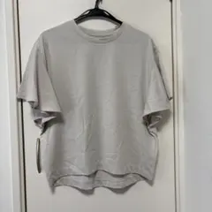 アンフィーロ　 フレアスリーブTシャツ グレージュ　 Lサイズのサムネイル