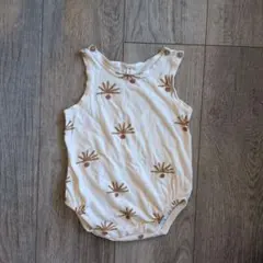 organic zooロンパース　6-12m