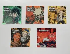 僕のヒーローアカデミア　ウエハースチョコ　雄英高校　シール5枚セット