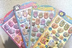 【正規品】おぱんちゅうさぎ　んぽちゃむ　うるちゅるPOPSEAL 4枚セット