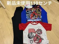 新品未使用　ギャバンインフィニティ　光るパジャマ　長袖　半袖　110センチのサムネイル
