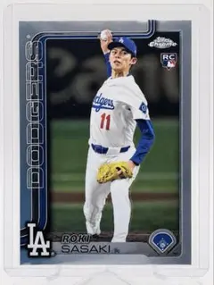 2025 topps black & white 佐々木朗希RC - メルカリ