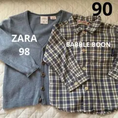 98 ZARA ＆ 90 BABBLE BOON トップス セット