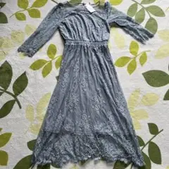 (新品)ROPE PICNIC レースロングドレス 結婚式 2次会 40