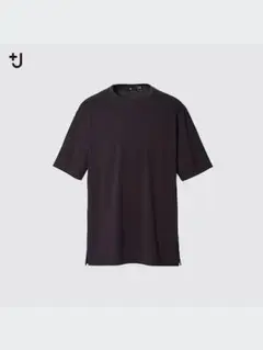 ユニクロ ＋J スーピマコットンリラックスフィットクルーTシャツ ブラック 黒